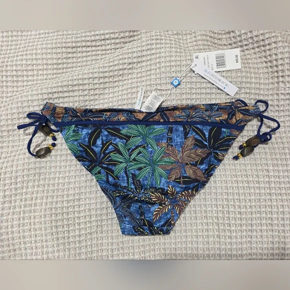 Bleu Rod Beattie By The Sea Vibrant Blue and Green with Side-Tie Details​ - Picture 4 of 5